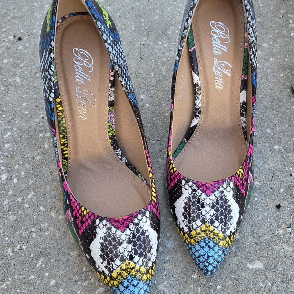 Bella Luna Multicolor Women's Heels
